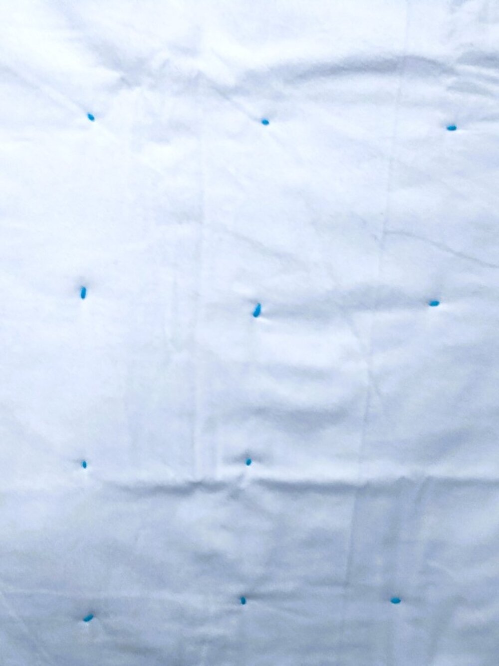 GOD LOVES YOU QUILT VIBRANT AS OCEAN COLOR VARIES SEA BLUE TO GREEN COMPLETE - Picture 6 of 6